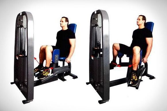 Bring your legs together on a potency machine
