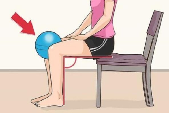 Squeeze the ball with your feet to increase potency